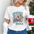 Easily Distracted By Dragons And Books Bookworm Unisex T-Shirt