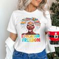 Education Is Freedom Afro Books Unisex T-Shirt Education Is Freedom Afro Books Unisex T-Shirt