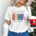 Equality Flower Books Equal Rights Social Justice Feminist Unisex T-Shirt