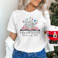 Floral Book A New Chapter Begins Retired 2026 Retirement Unisex T-Shirt Floral Book A New Chapter Begins Retired 2026 Retirement Unisex T-Shirt