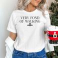 Very Fond Of Walking Book Lover Mom Walking Bookish Unisex T-Shirt Very Fond Of Walking Book Lover Mom Walking Bookish Unisex T-Shirt