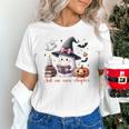 Ghost Reading Book Coquette Bow Halloween Girl Toddler Kid Premium Unisex T-Shirt