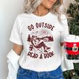Go Outside Read a Book Vintage Bibliophiles Unisex T-Shirt Go Outside Read a Book Vintage Bibliophiles Unisex T-Shirt