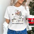 Goose With Books Cute Bookworm Reader Unisex T-Shirt