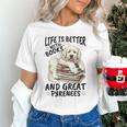Great Pyrenees Dog Breed Life Is Better With Books And Great Unisex T-Shirt Great Pyrenees Dog Breed Life Is Better With Books And Great Unisex T-Shirt