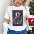 High Priestess Tarot Art Celestial Mystic Book Lover Unisex T-Shirt