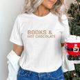 Jolabokaflod Because Books And Hot Chocolate T-Shirt Unisex T-Shirt