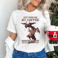 Just Pour Me My Coffee Hand Me My Book And Slowly Back Away Premium Unisex T-Shirt Just Pour Me My Coffee Hand Me My Book And Slowly Back Away Premium Unisex T-Shirt