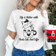 Life Is Better With Books Cats And Coffee Shirt Unisex T-Shirt Life Is Better With Books Cats And Coffee Shirt Unisex T-Shirt