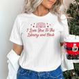 I Love You To The Library And Back Book Lover Quote Unisex T-Shirt