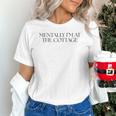 Mentally I'm At The Cottage Bookish Romance Book Lover Unisex T-Shirt Mentally I'm At The Cottage Bookish Romance Book Lover Unisex T-Shirt