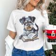 Nerdy Schnauzer Dog Book Lover Glasses Cute Pet For Men Women Kids Unisex T-Shirt Nerdy Schnauzer Dog Book Lover Glasses Cute Pet For Men Women Kids Unisex T-Shirt