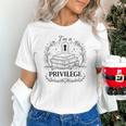 Im A Privilege Vintage Book Illustration Unisex T-Shirt