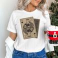 Queen Of Books Playing Card Aesthetic For Book Lovers Premium Tri-Blend Unisex T-Shirt