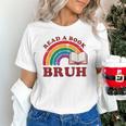 Read A Book Bruh Rainbow Vintage Reading Library Student Unisex T-Shirt Read A Book Bruh Rainbow Vintage Reading Library Student Unisex T-Shirt