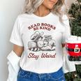 Read Books Be Kind Stay Weird Bookish Cowboy Reading Raccoon Unisex T-Shirt Read Books Be Kind Stay Weird Bookish Cowboy Reading Raccoon Unisex T-Shirt