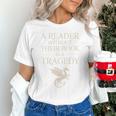 A Reader Without Their Book Is Tragedy Vintage Book Quote Unisex T-Shirt A Reader Without Their Book Is Tragedy Vintage Book Quote Unisex T-Shirt