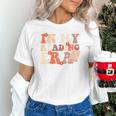 In My Reading Era Groovy Book Lovers Library Reading Women Unisex T-Shirt