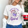 Reading Is My Favorite Sport Saying Quote Book Lovers Unisex T-Shirt