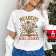 Reading Squad Book Lover Bookish Floral Readers Make Leaders Unisex T-Shirt Reading Squad Book Lover Bookish Floral Readers Make Leaders Unisex T-Shirt