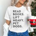 Retro Gym Book Lover Read Books Lift Heavy Pet Dogs Unisex T-Shirt Retro Gym Book Lover Read Books Lift Heavy Pet Dogs Unisex T-Shirt