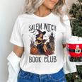 Salem Witch Book Club Bookish Retro Halloween Cat Unisex T-Shirt