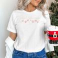School Librarian Valentines Day Daisy Library Book Lover Premium Unisex T-Shirt