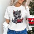 Scottish Terrier Reading a Book Dog Unisex T-Shirt