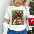History Month Black Afro Girl Women Book Lovers Floral Unisex T-Shirt