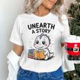 Unearth a Story Cute Dinosaur Summer Reading 2026 Dino Book Unisex T-Shirt Unearth a Story Cute Dinosaur Summer Reading 2026 Dino Book Unisex T-Shirt