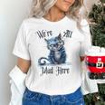 We'Re All Mad Here Cheshire Cat Alice Wonderland Book Kids Unisex T-Shirt