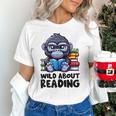 Wild About Reading Book Lover Gorilla Unisex T-Shirt