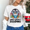 Wild About Reading Book Lover Penguin Unisex T-Shirt