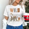 Wild About Reading Book Reader Book Nerd Book Reading Lover Premium Tri-Blend Unisex T-Shirt