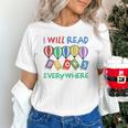 I Will Read Books Everywhere Across America Child Readers Unisex T-Shirt I Will Read Books Everywhere Across America Child Readers Unisex T-Shirt