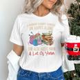A Woman Cannot Survive On Books Alone She Needs Yarn Crochet Premium Tri-Blend Unisex T-Shirt