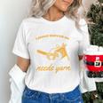 Woman Survives On Books Yarn Knitting Crochet Premium Tri-Blend Unisex T-Shirt
