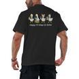 100 Days Of School Cute Goose Coffee Books Teacher Life Men's Back Print T-Shirt 100 Days Of School Cute Goose Coffee Books Teacher Life Men's Back Print T-Shirt