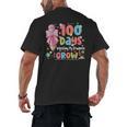 100th Day Of School Teacher Women Floral Books Men's Back Print T-Shirt