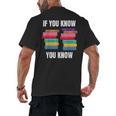 67 Reading Books 6 7 If You Know Six Seven Men's Back Print T-Shirt
