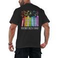 8647 Foxtrots Tangos Deltas Book Flower Resist Book Lovers Men's Back Print T-Shirt 8647 Foxtrots Tangos Deltas Book Flower Resist Book Lovers Men's Back Print T-Shirt