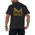 Academy Of Bookcraft Cute Wizard Cat Magic Books Men's Back Print T-Shirt
