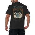 Alcott Little Women Characters Literature Book Illustration Men's Back Print T-Shirt