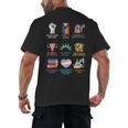 Ally Anti Trump Liberal BLM Love Is Love Banned Books Icons Men's Back Print T-Shirt