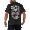 Anti-Social Book Club Go Away Im Reading Men's Back Print T-Shirt