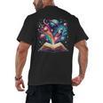 Astronomy Space Lover Books Bookworm Men's Back Print T-Shirt