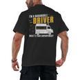 Awesome Bookmobile Driver What's Your Superpower Book Wagon Men's Back Print T-Shirt