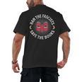 Ban The Fascists Save The Books Banned Books Free Speech Men's Back Print T-Shirt
