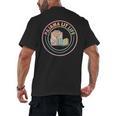Bedtime Book Lover Reading Pajamas Men's Back Print T-Shirt