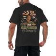 Big Cancer Energy Woman Camo Zodiac Book Teacher Men's Back Print T-Shirt